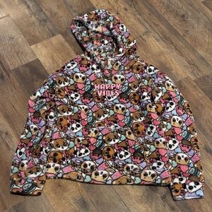 SUPER SOFT Colorful Happy Vibes Hoodie